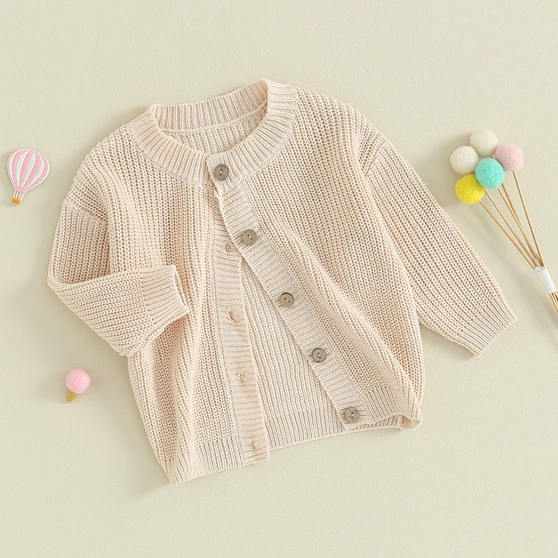 Knitted Casual Long Sleeve Cardigan