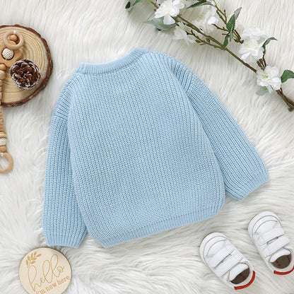 Knitted Casual Long Sleeve Pullover