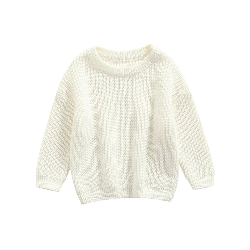 Knitted Casual Long Sleeve Pullover