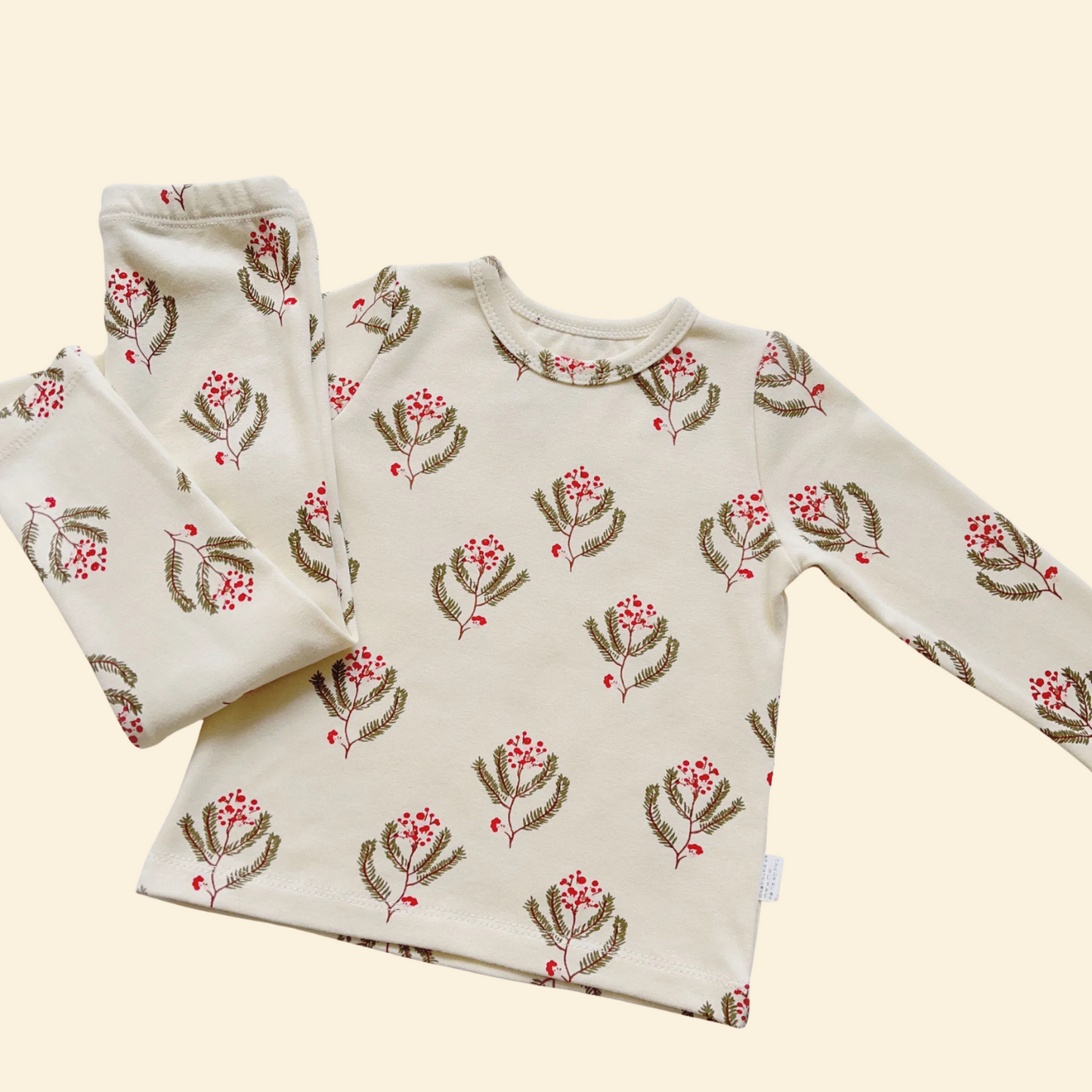 Print Cotton Pajamas Set Long & Short Sleeve