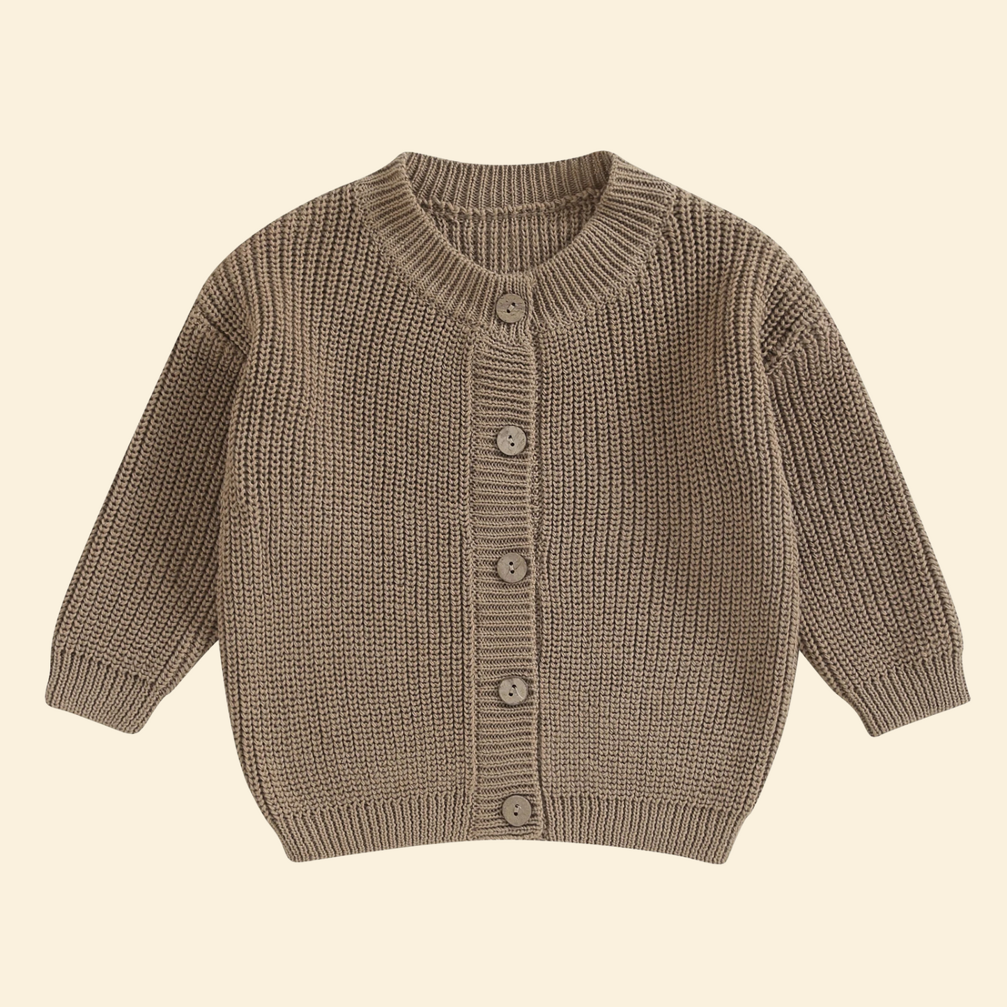 Knitted Casual Long Sleeve Cardigan
