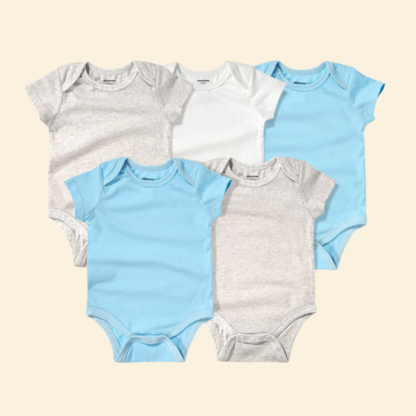 Baby Underwear Jumpsuit - 5 body pack