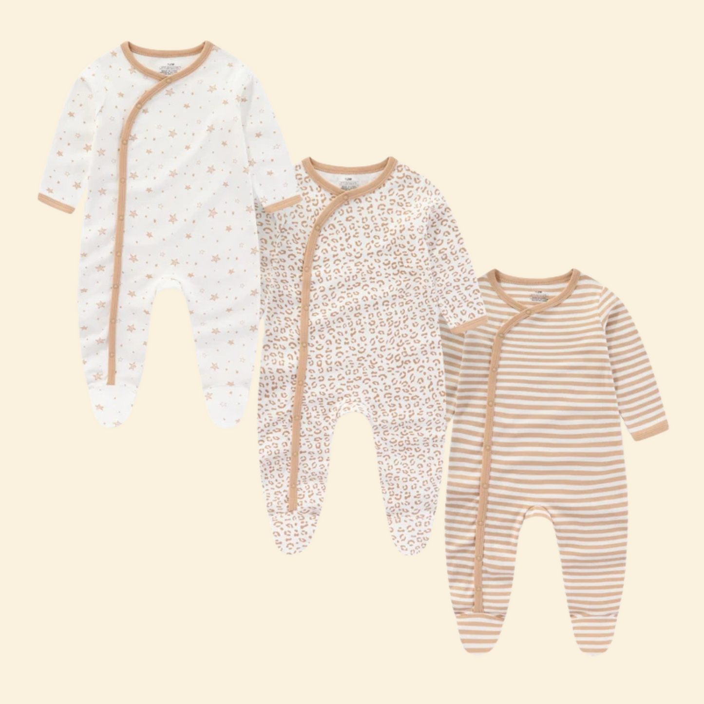 Baby Underwear Jumpsuit - 3 body pack