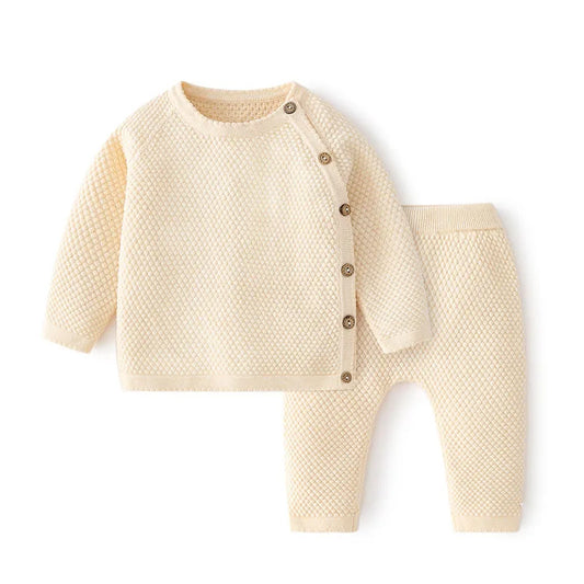 Knitted Baby Pajamas Set