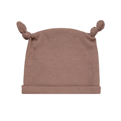 Elastic Ribbed Baby Beanie Hat