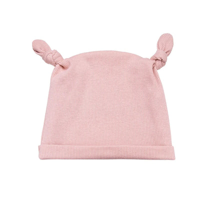 Elastic Ribbed Baby Beanie Hat