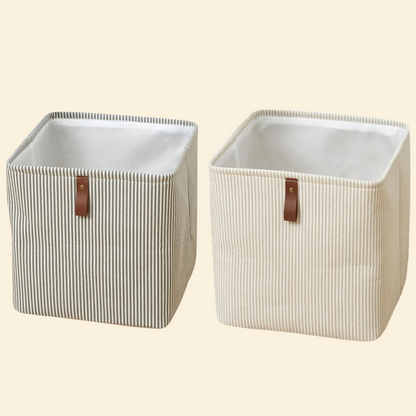 Cube Storage Box With Handle  For Toys & Clothes