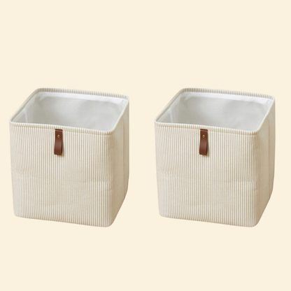 Cube Storage Box With Handle  For Toys & Clothes