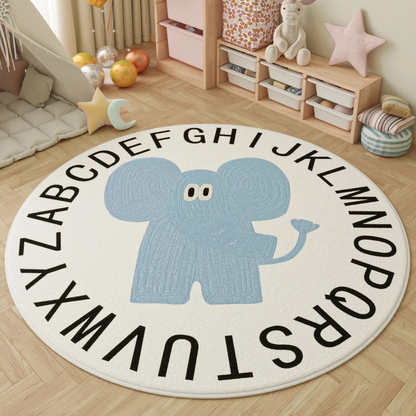 Cartoon Style Round Carpet