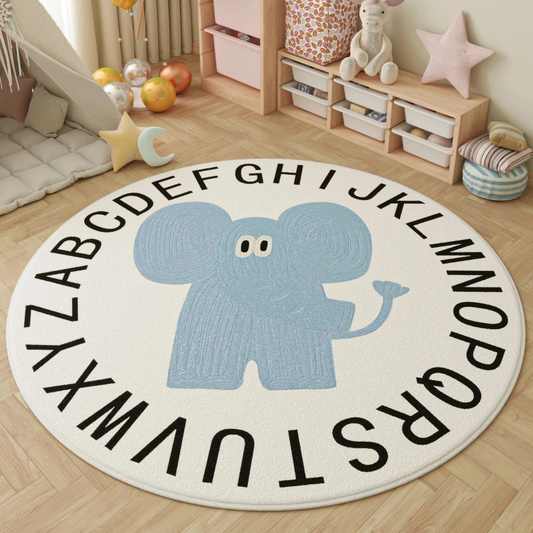 Cartoon Style Round Carpet