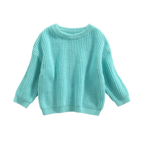 Knitted Casual Long Sleeve Pullover