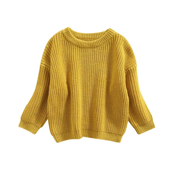 Knitted Casual Long Sleeve Pullover