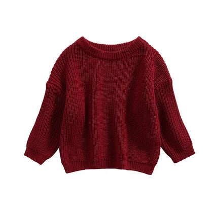 Knitted Casual Long Sleeve Pullover