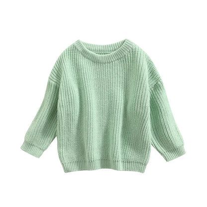 Knitted Casual Long Sleeve Pullover