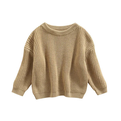 Knitted Casual Long Sleeve Pullover