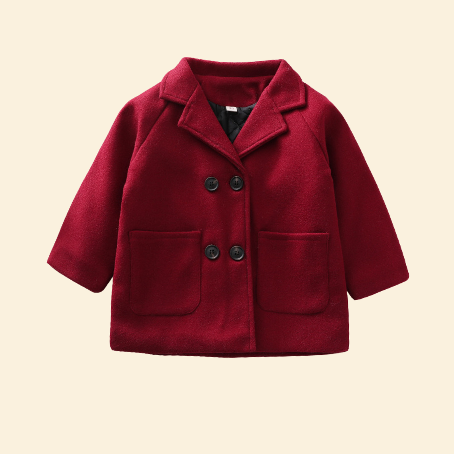 Baby Winter Long Sleeve Warm Jacket With External Pockets