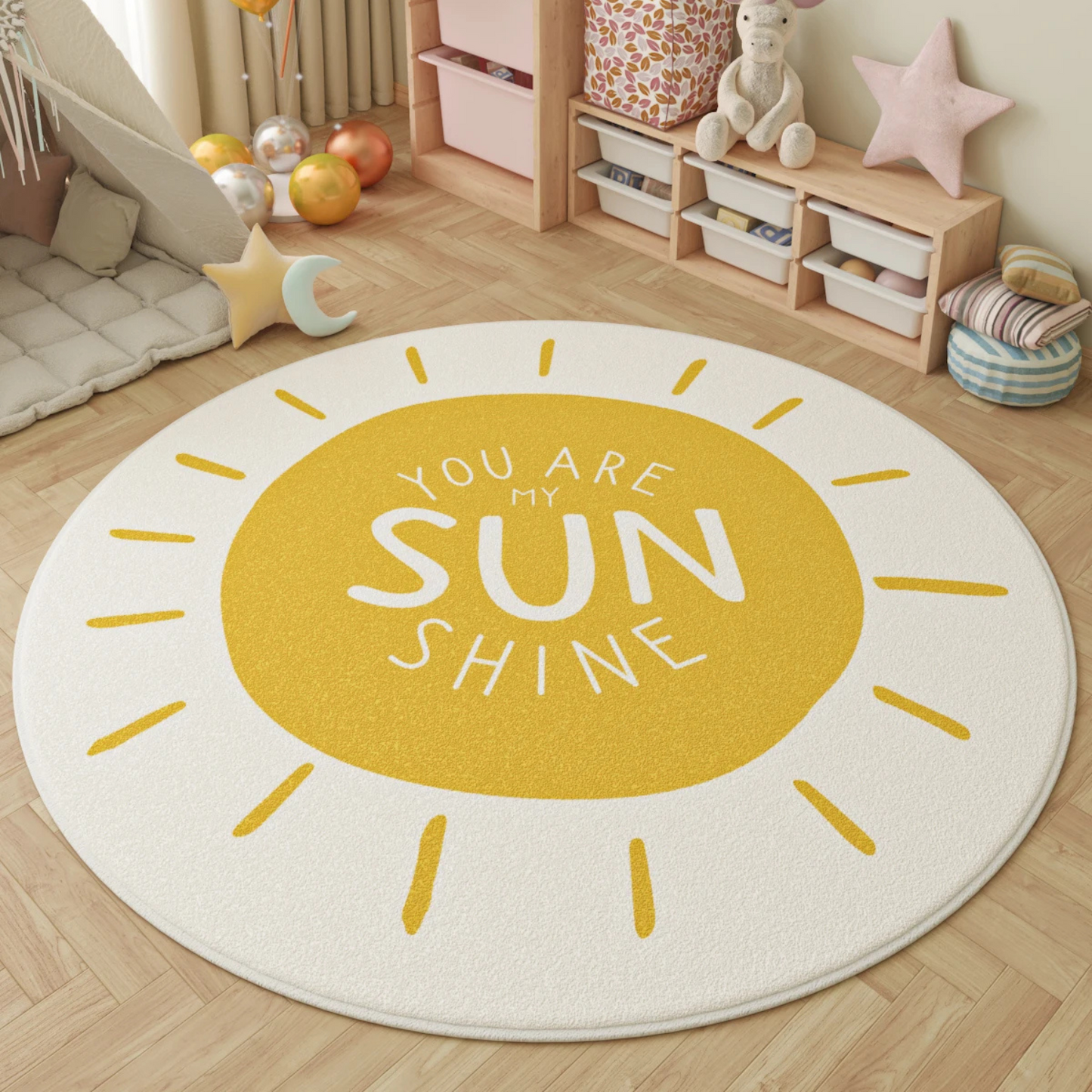 Cartoon Style Round Carpet