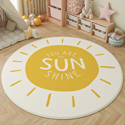 Cartoon Style Round Carpet