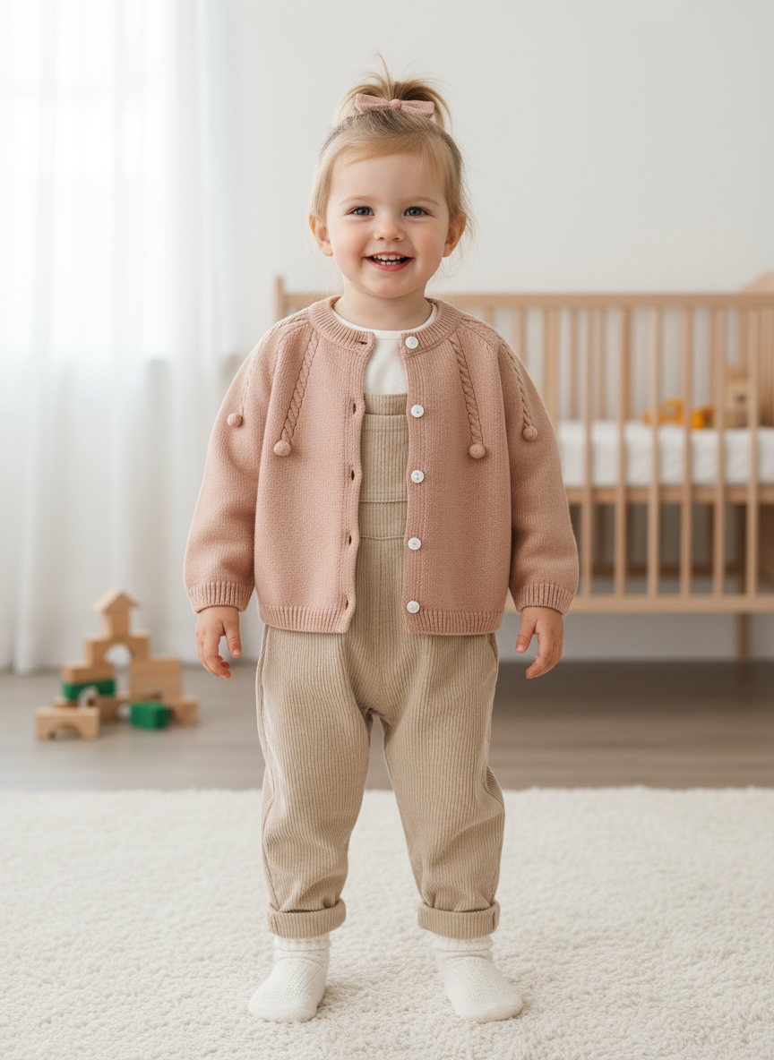 Spring & Autumn Baby Knitted Cardigan Jacket