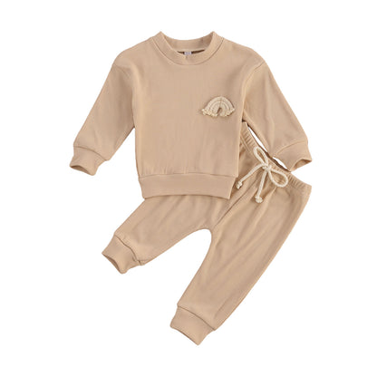 Baby Two-Piece Clothing Set Rainbow