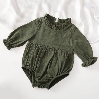 Bodysuit Cotton Long Flying Sleeves