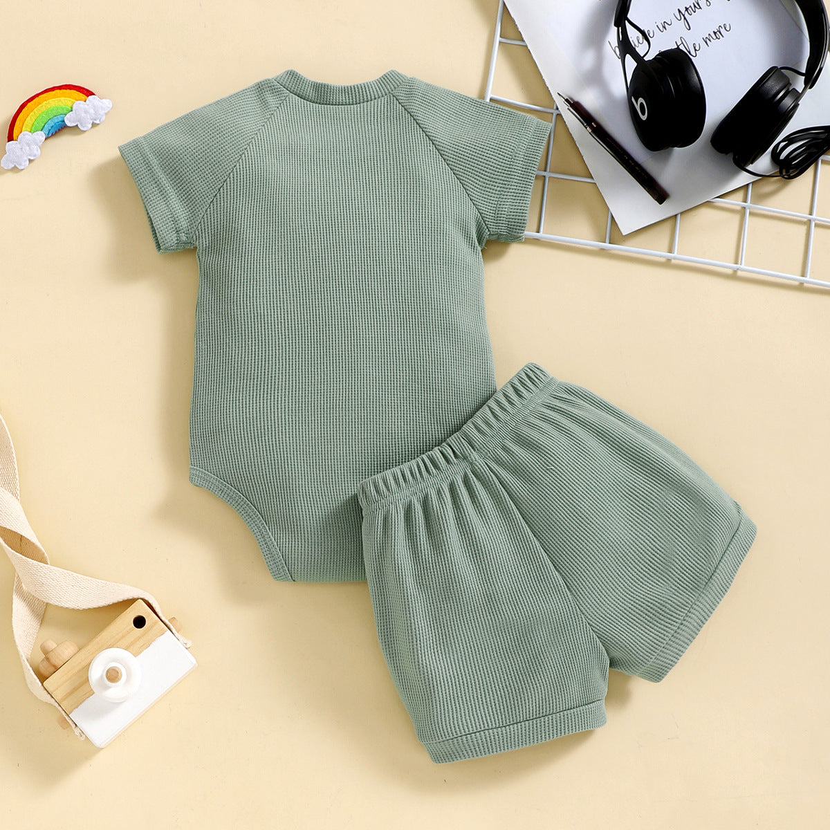 Two-Piece Rainbow Clothing Set