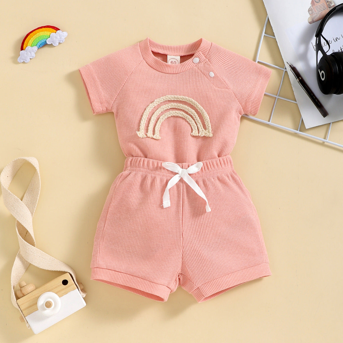 Two-Piece Rainbow Clothing Set