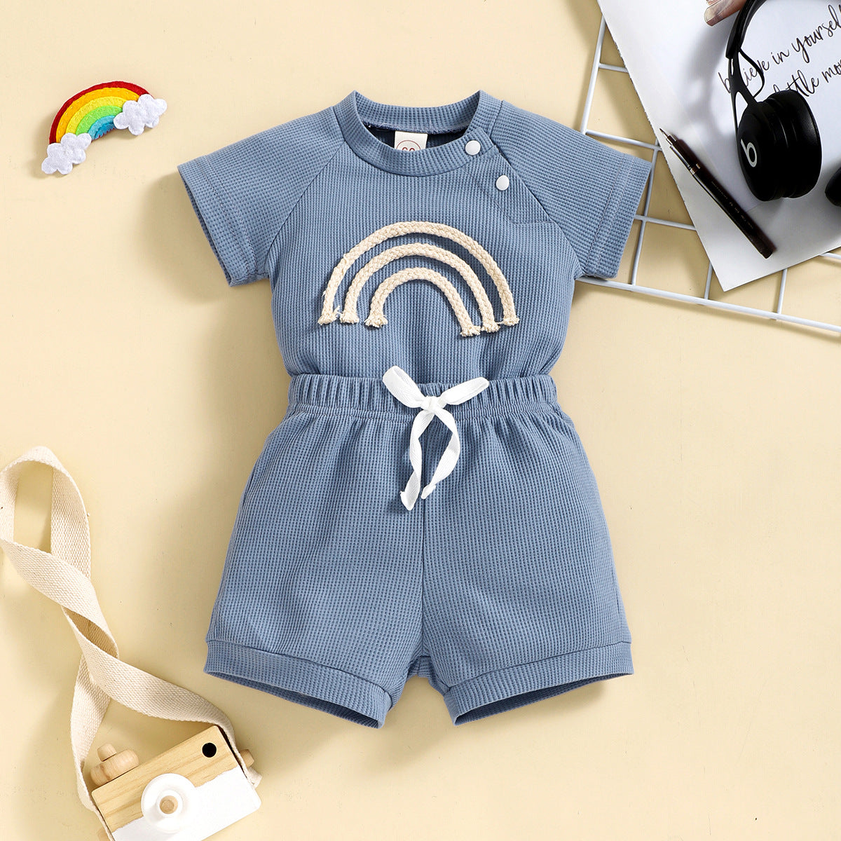 Two-Piece Rainbow Clothing Set