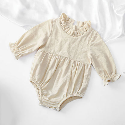 Bodysuit Cotton Long Flying Sleeves